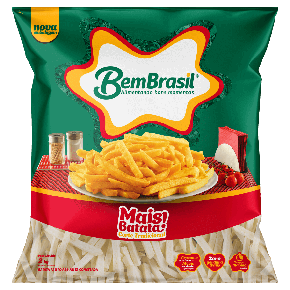 BATATA PALITO BEM BRASIL M BATATA 2kg