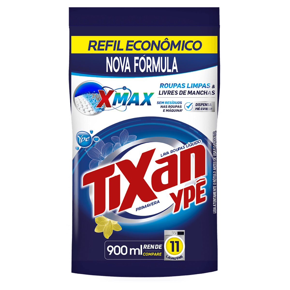 LAVA ROUPAS LIQ TIXAN YPE SC 900ML. PRIMAV