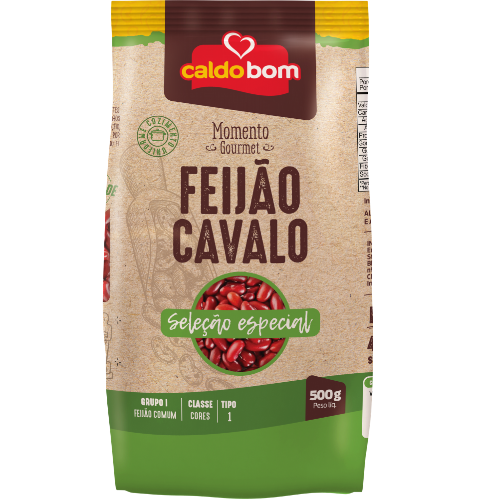 FEIJAO GOURMET CALDO BOM CAVALO 500G
