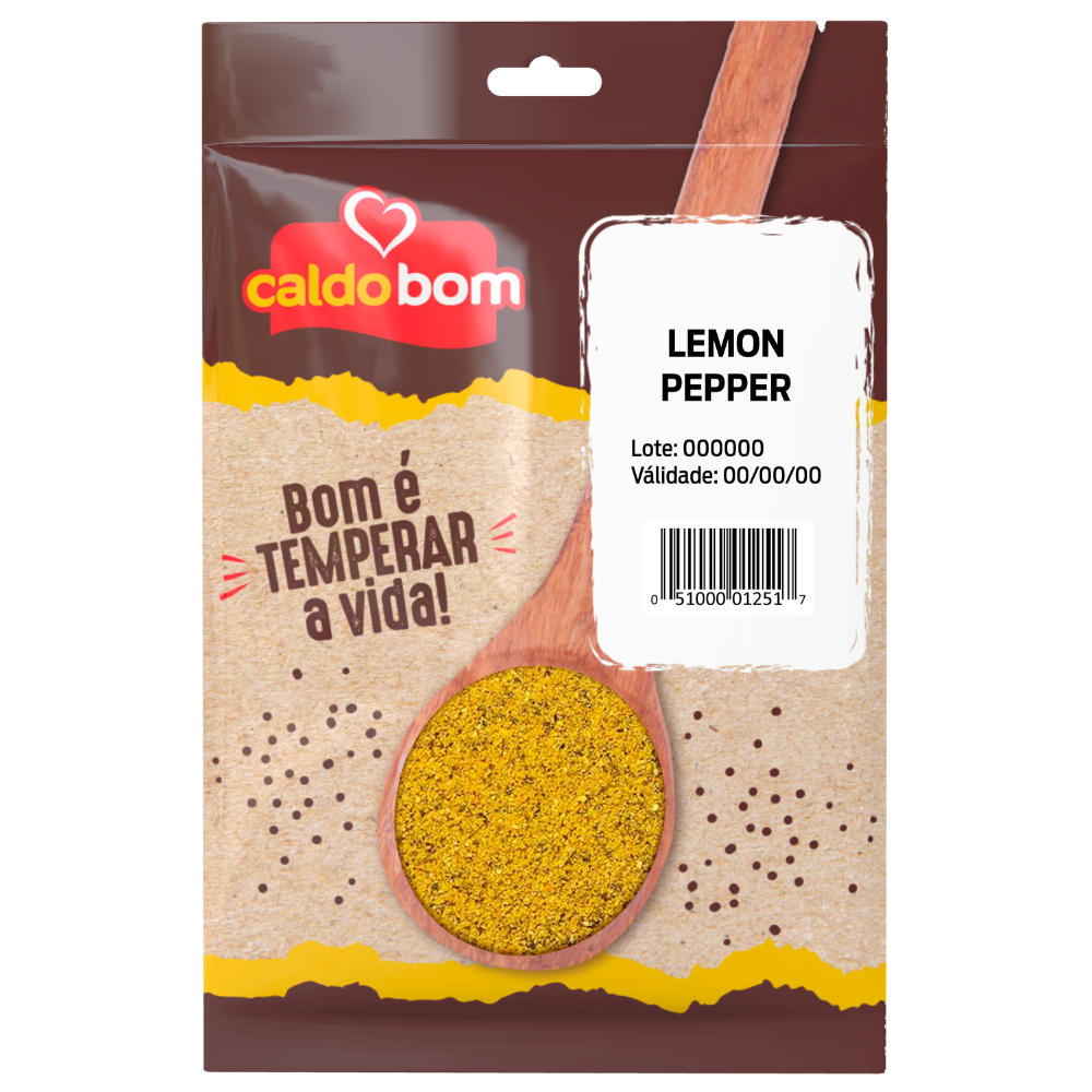 CONDIM CALDO BOM LEMON PEPPER 20G