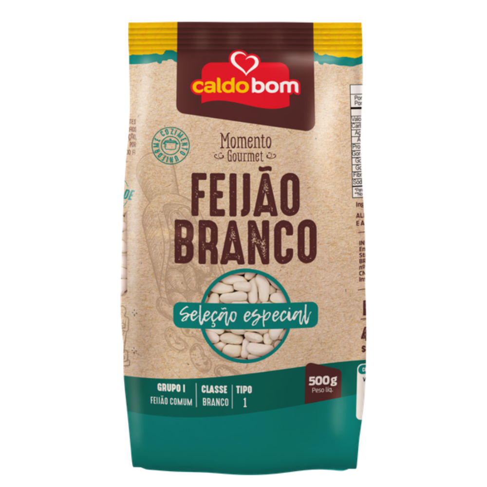 FEIJAO GOURMET CALDO BOM ALUBIA 500G