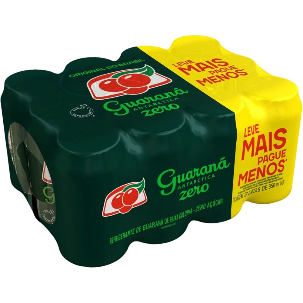 BEB REFRIG ANTARCTICA GUAR ZERO LT. 12X350ML PROMO