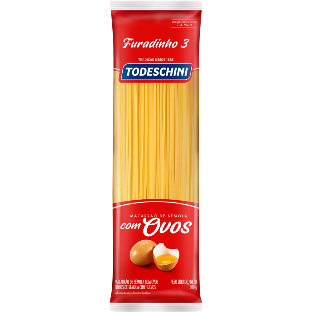MAC TODESCHINI FURADINHO C OVOS SEMOLA 500G 3
