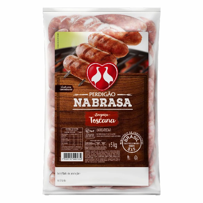LING TOSCANA PERDIGAO NA BRASA CONG 5KG