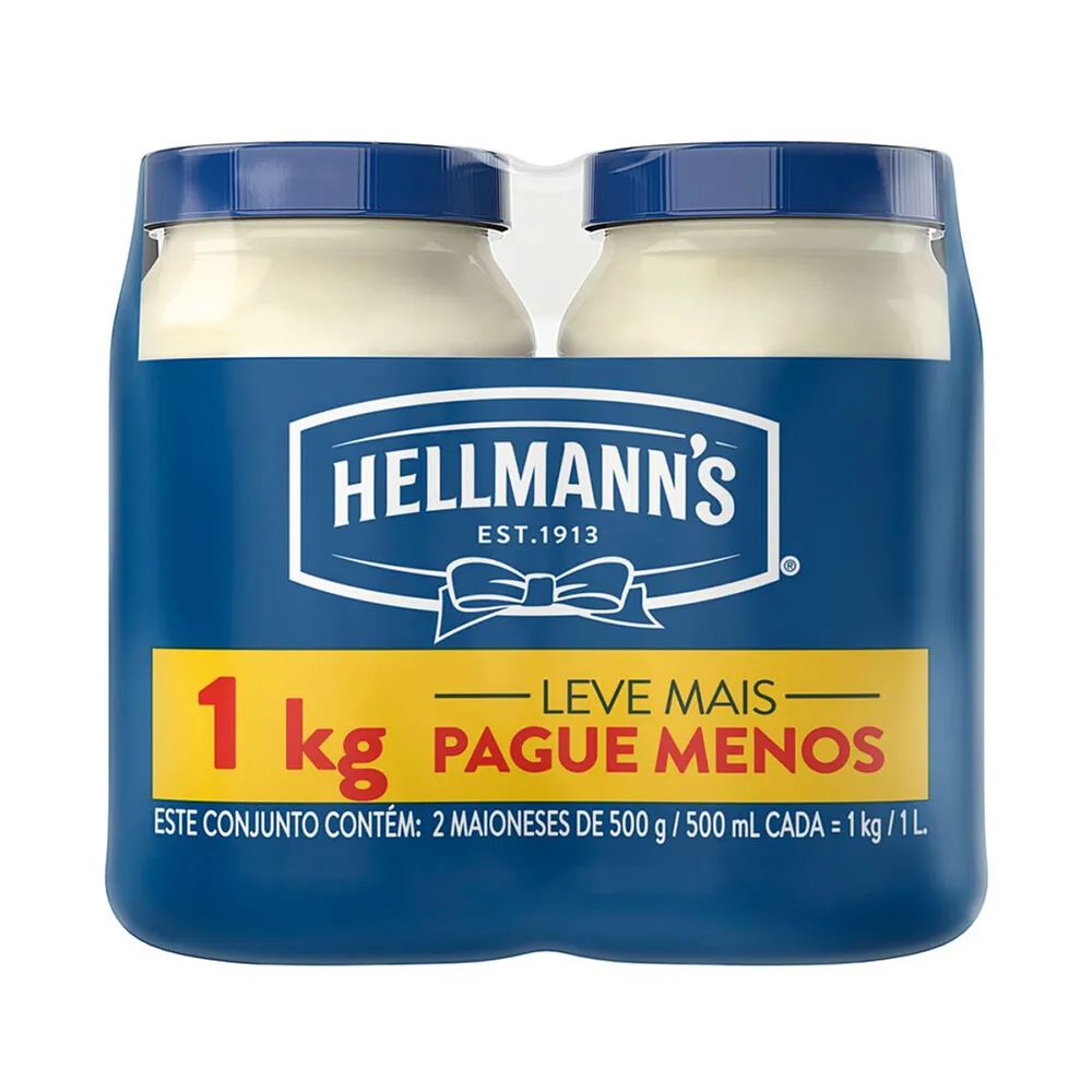 MAIONESE HELMANNS 2X500G