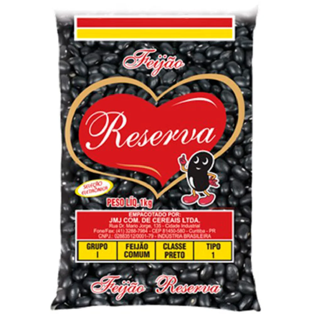 FEIJAO PRETO RESERVA TP1 1KG