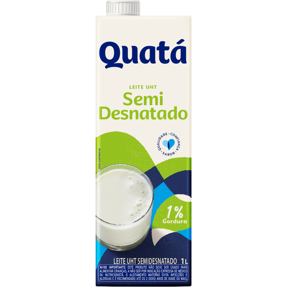 LEITE UHT QUATA EDGE SEMI DESN 1L