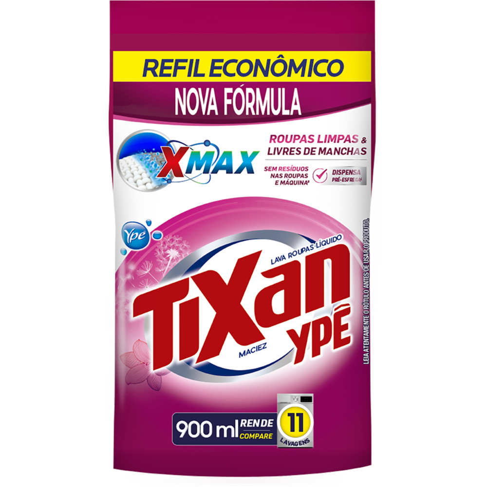 LAVA ROUPAS LIQ TIXAN YPE SC 900ML MAC