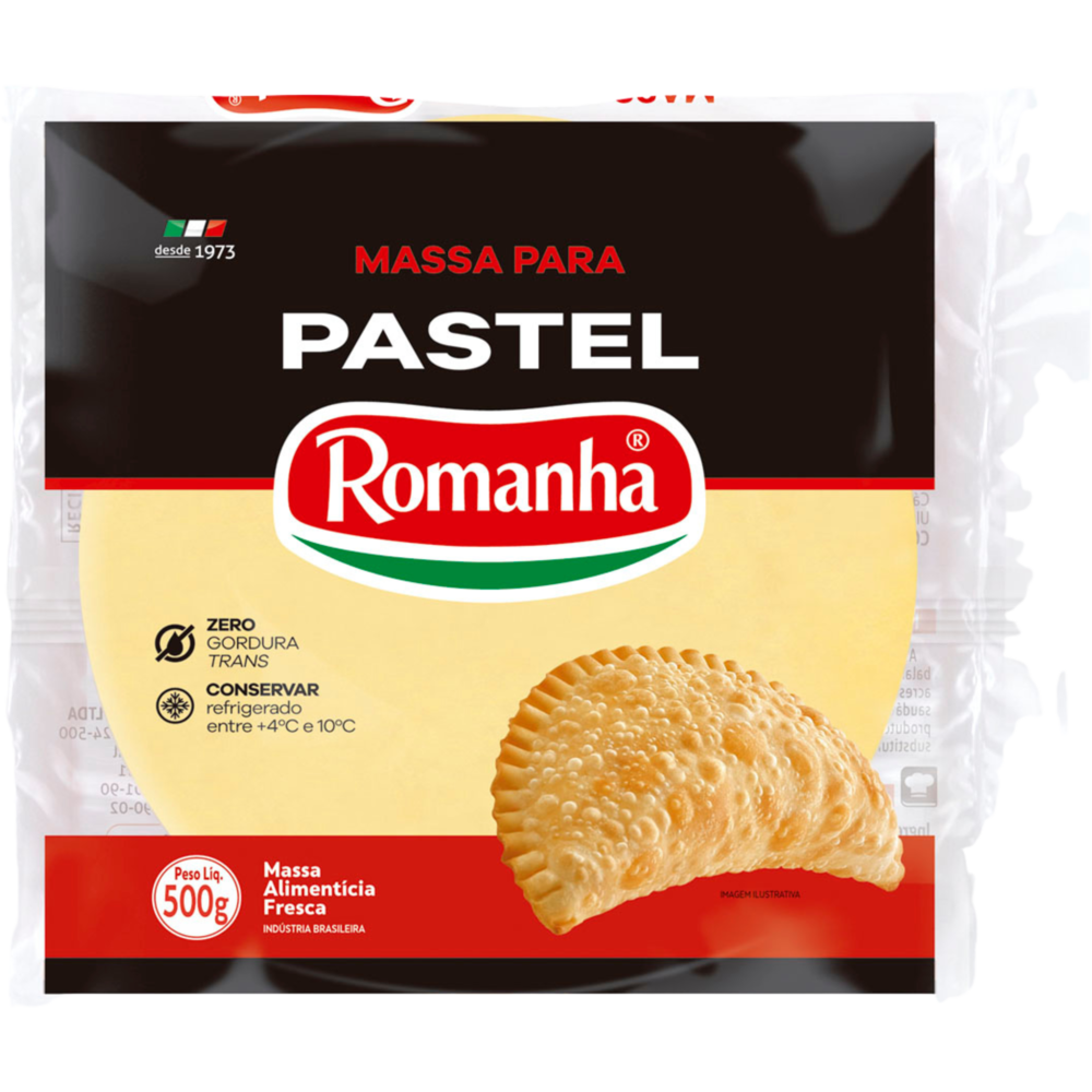 MASSA PASTEL ROMANHA GRANDE 500G