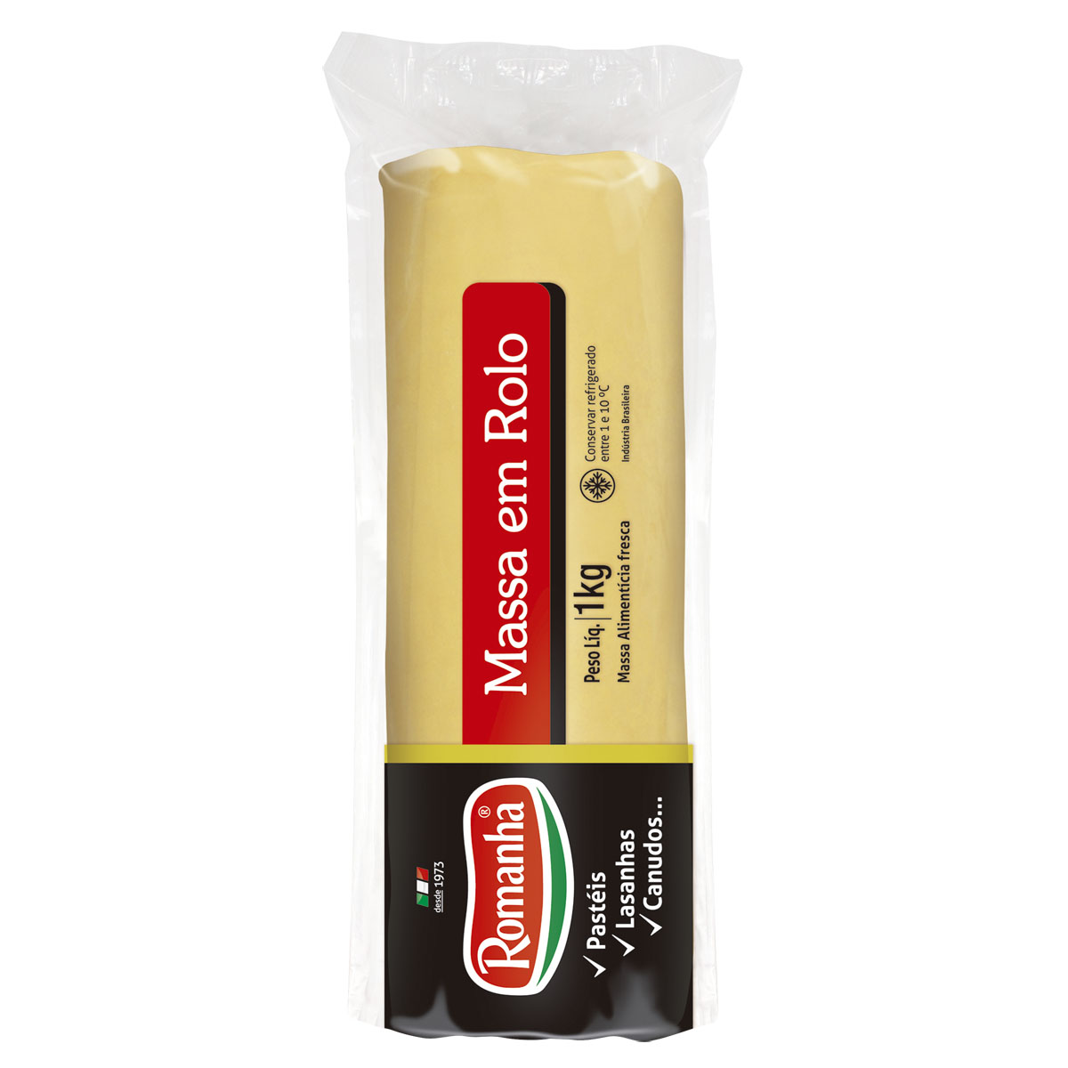 MASSA PASTEL ROMANHA ROLO 1kg