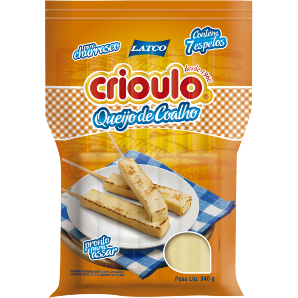QUEIJO COALHO CRIOULO 340G TRAD