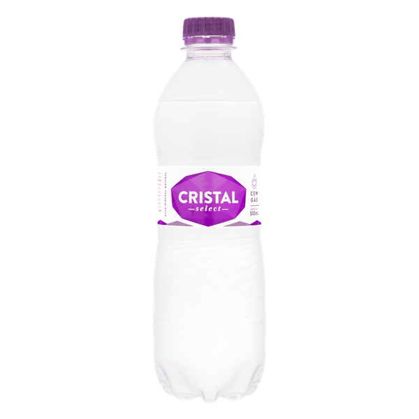 Água Mineral Cristal Premium com Gás 500ml