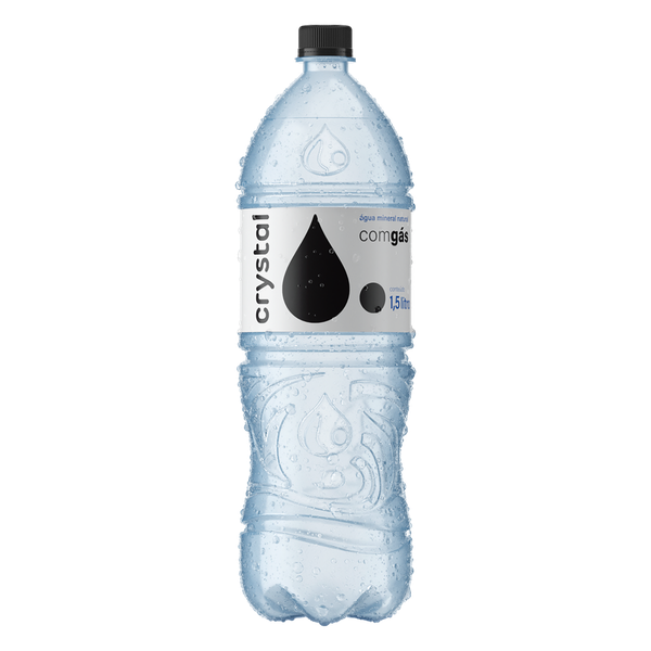 Água Mineral Crystal com Gás PET 1,5L