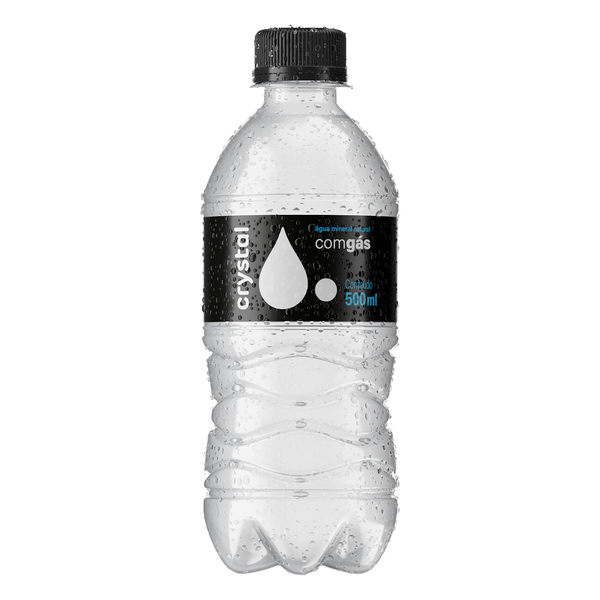 Água Mineral Crystal com Gás PET 500ml
