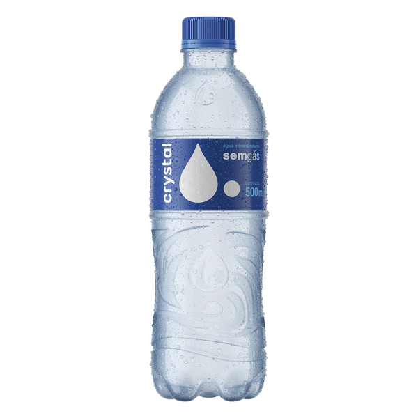 Água Mineral Crystal sem Gás PET 500ml
