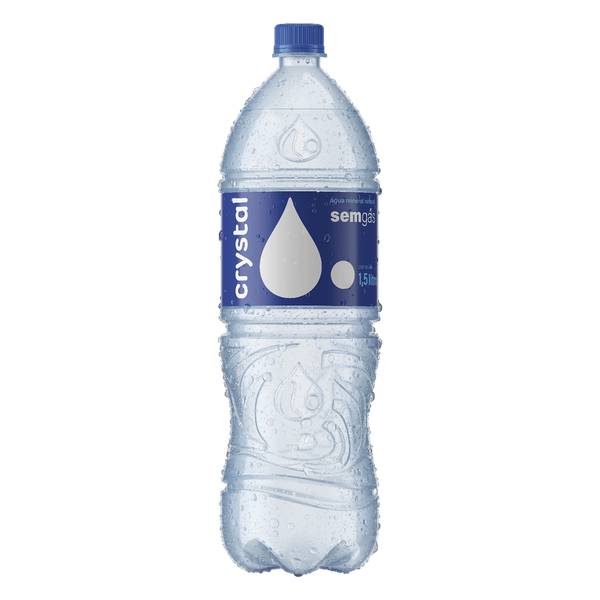 Água Mineral Crystal sem Gás PET 1,5L