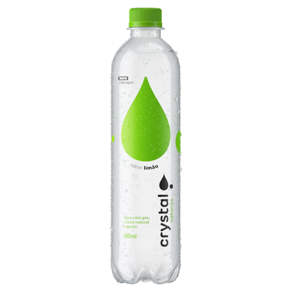 Água Saborizada Crystal Sparkling Limão 510ml