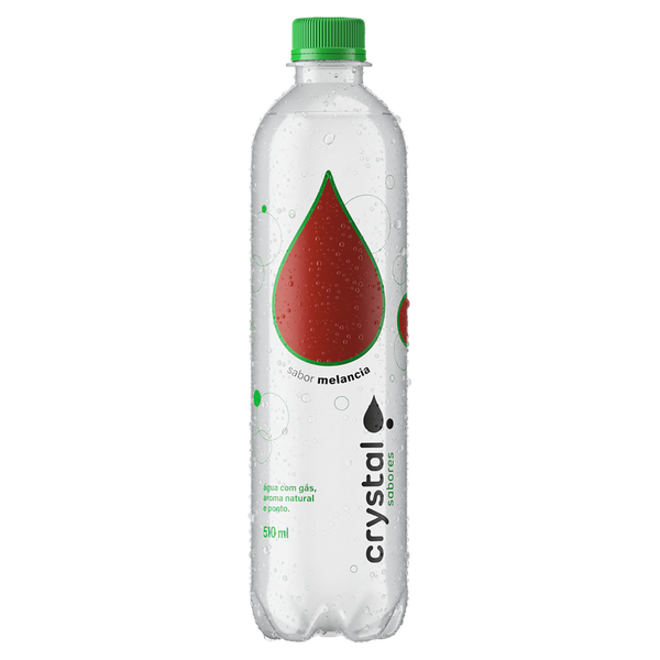 Água Saborizada Crystal Sparkling Melancia 510ml