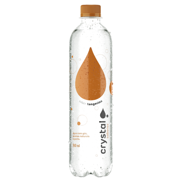 Água Saborizada Crystal Sparkling Tangerina com Limão 510ml