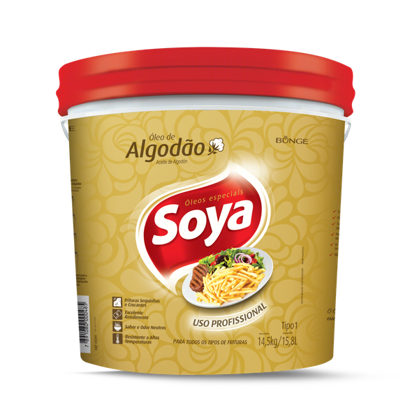 Óleo de Algodão Soya Balde 14,5kg