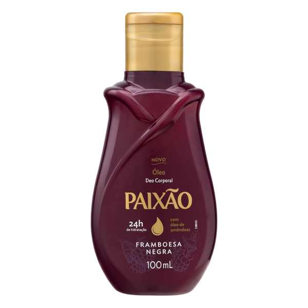 Óleo Desodorante Corporal Paixão Framboesa Negra 100ml