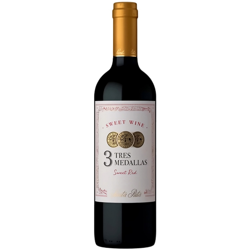 Vinho Chileno 3 Medallas Sweet Cabernet Sauvignon 750ml	