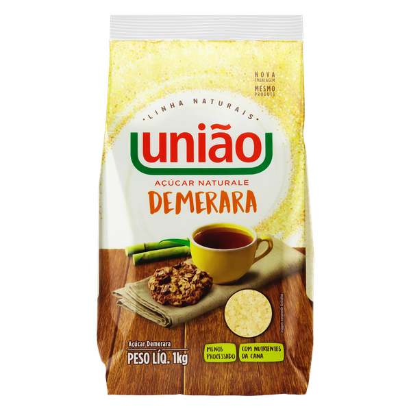 Açúcar Demerara União Naturale 1kg