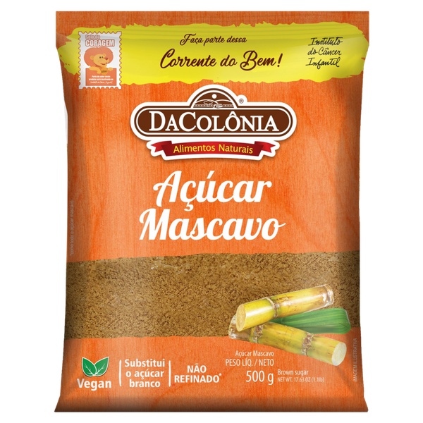 Açúcar Mascavo da Colônia 500g