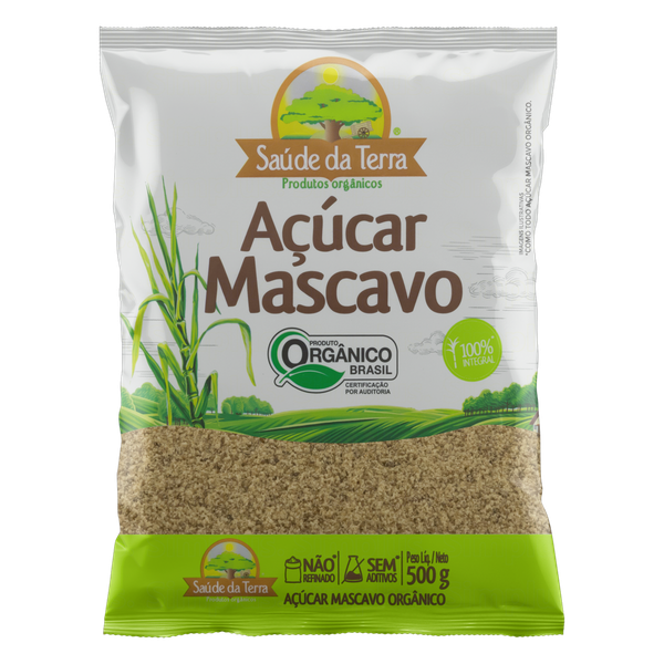Açúcar Mascavo Saúde da Terra Orgânico 500g