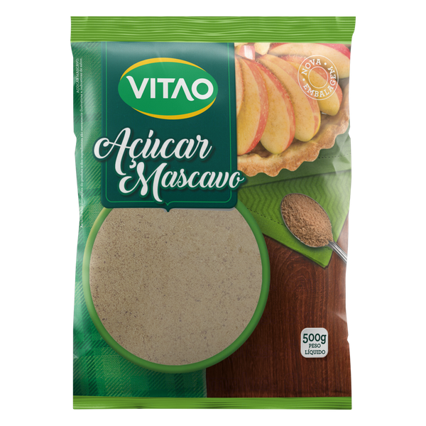 Açúcar Mascavo Vitão 500g
