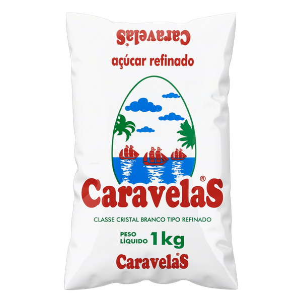 Açúcar Refinado Caravelas 1kg