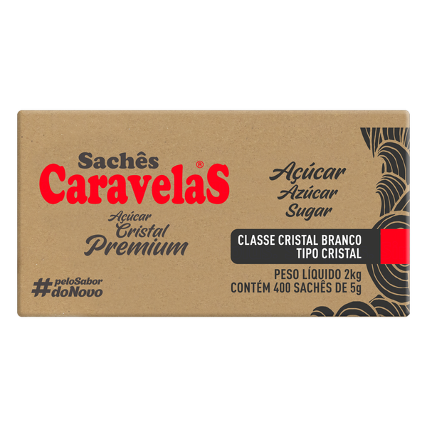 Açúcar Caravelas Sachê Gran 400x5G