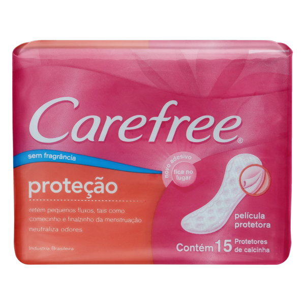Absorvente Carefree Neutralize sem Perfume 15 Unidades