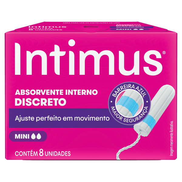 Absorvente Interno Intimus Mini 8 Unidades