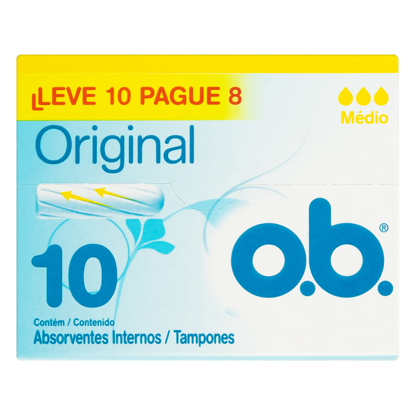 Absorvente Interno OB Médio