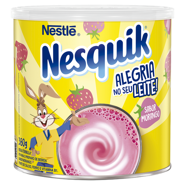 Achocolatado Nesquik Morango 380g