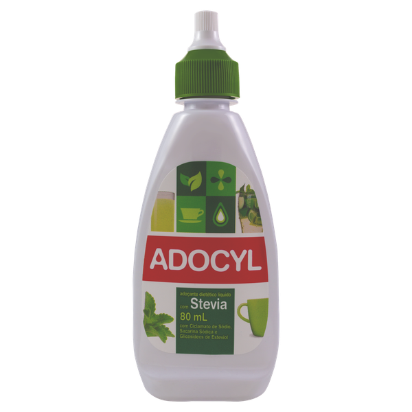 Adoçante Líquido Adocyl Stevia 80ml