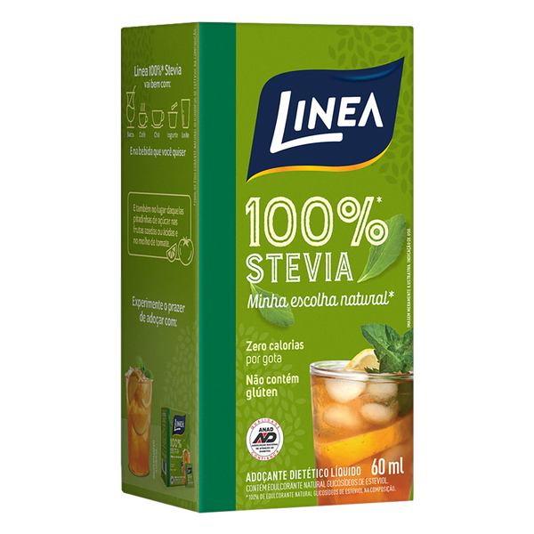Adoçante Líquido Linea Stevia 60ml