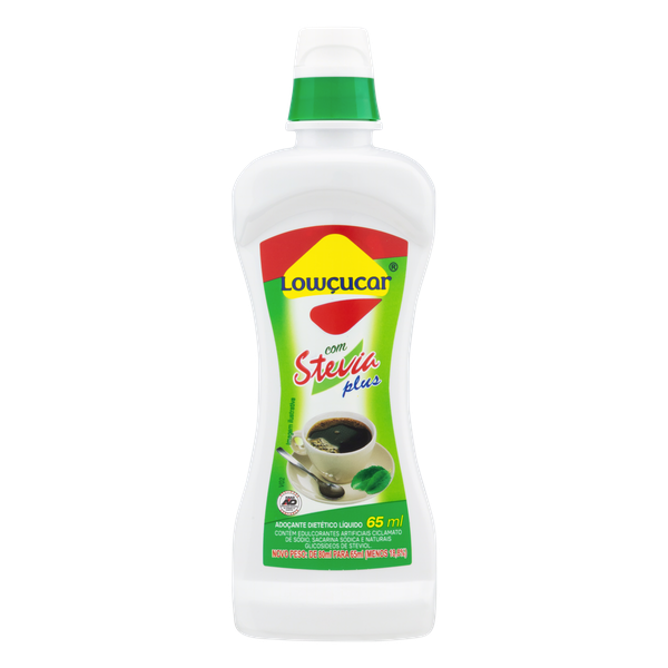 Adoçante Líquido Lowçucar Plus Tradicional 65ml
