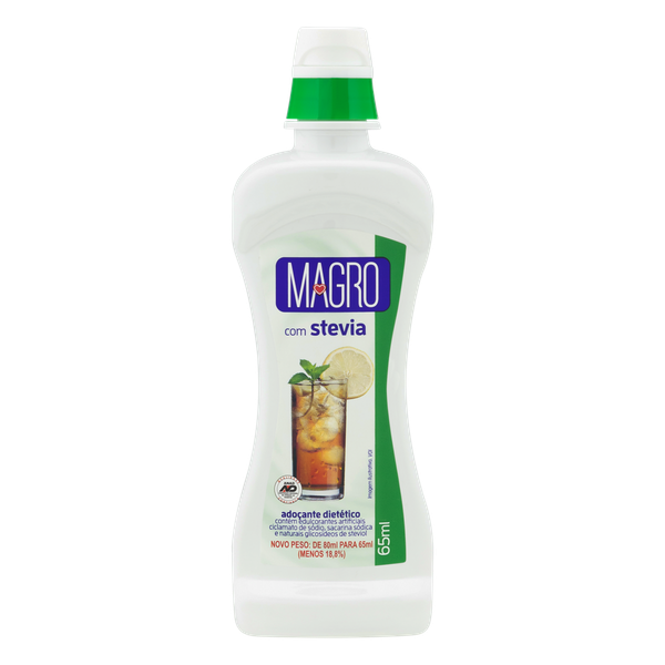 Adoçante Líquido Magro Stevia 65ml