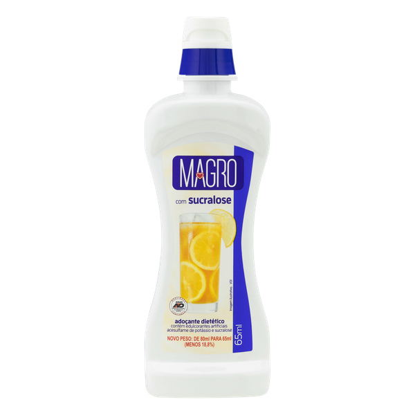 Adoçante Líquido Magro Sucralose 65ml