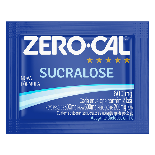 Adoçante em Pó Zero-Cal Sucralose 50x600mg
