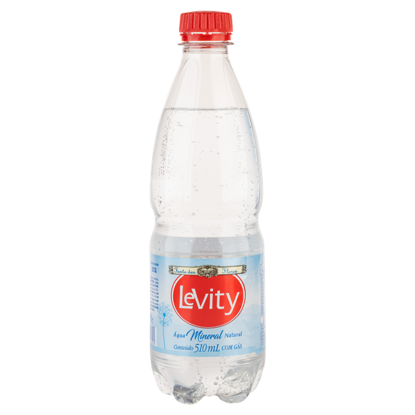 Água Mineral Levity com Gás PET 510ml