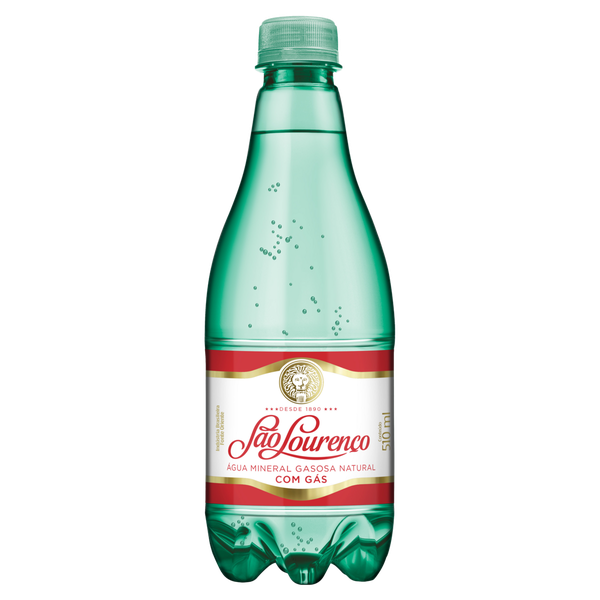 Água Mineral São Lourenço com Gás 510ml