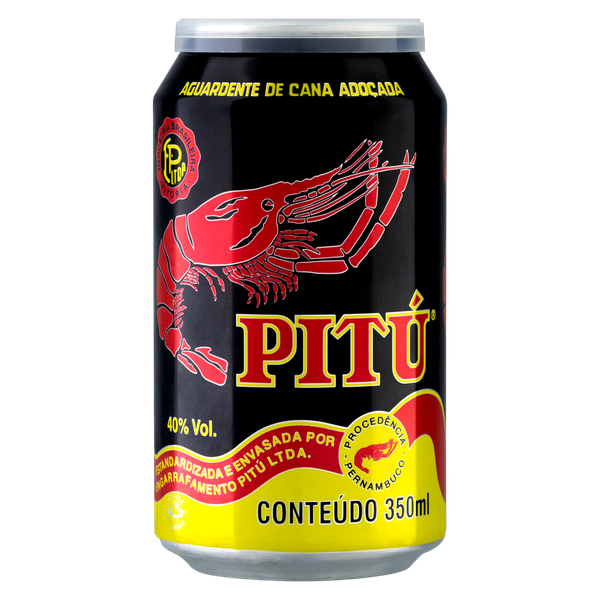 Aguardente Pitú Lata 350ml