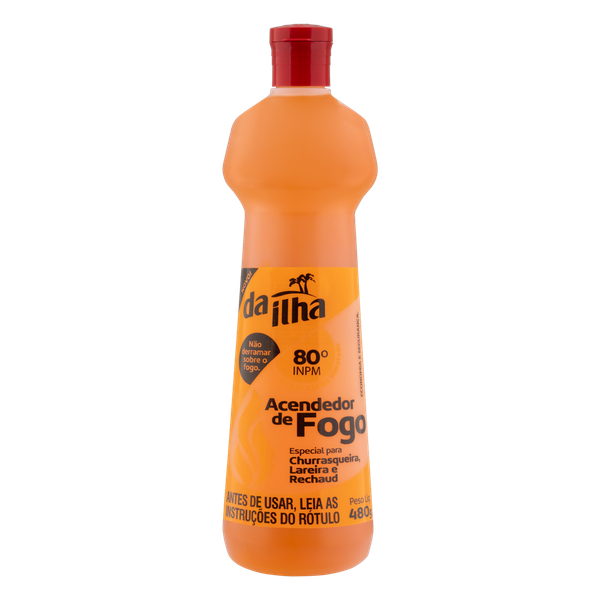 Álcool Gel Da Ilha Acendedor 480g