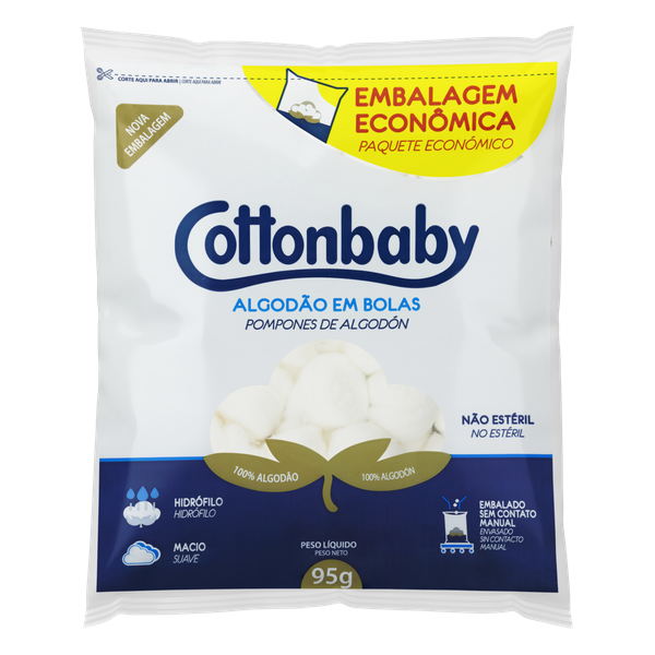 Algodão Cottonbaby Bola Branco 95g