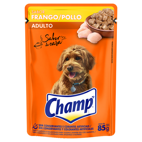 Ração Champ Adulto Sachê Frango 85g