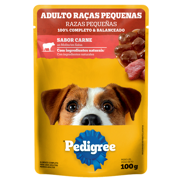 Ração Pedigree Sachê Carne ao Molho 100g