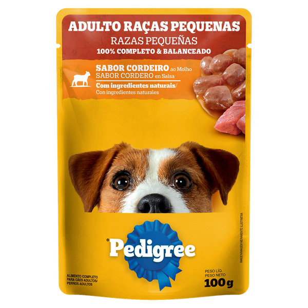 Ração Pedigree Sachê Cordeiro ao Molho 100g